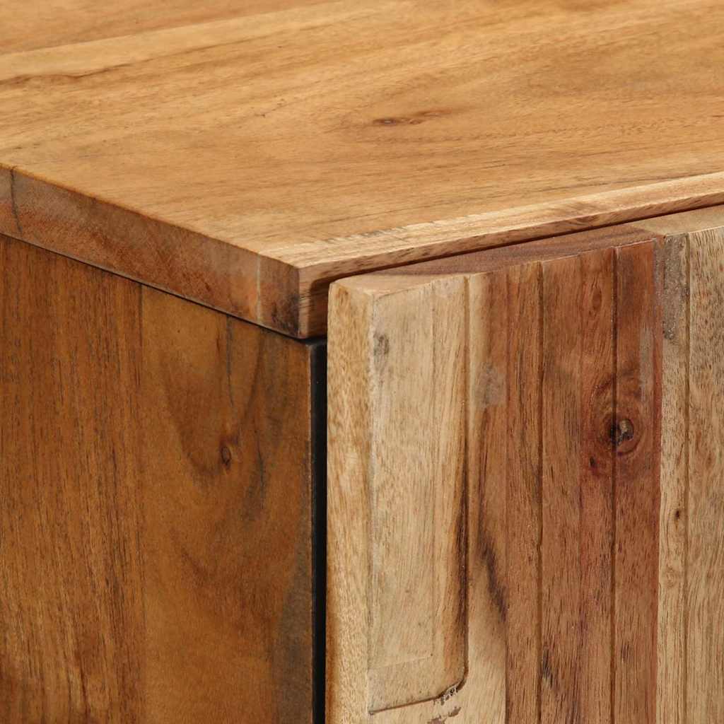 Highboard med hylde Brun 60 x 33 x 100 cm Massivt akacietræ