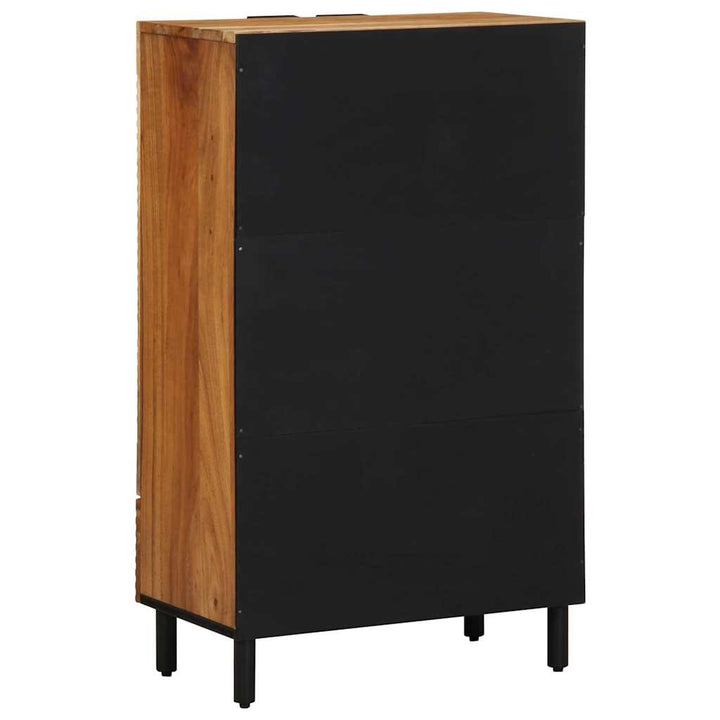 Highboard med hylde Brun 60 x 33 x 100 cm Massivt akacietræ