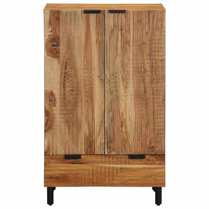 Highboard med hylde Brun 60 x 33 x 100 cm Massivt akacietræ