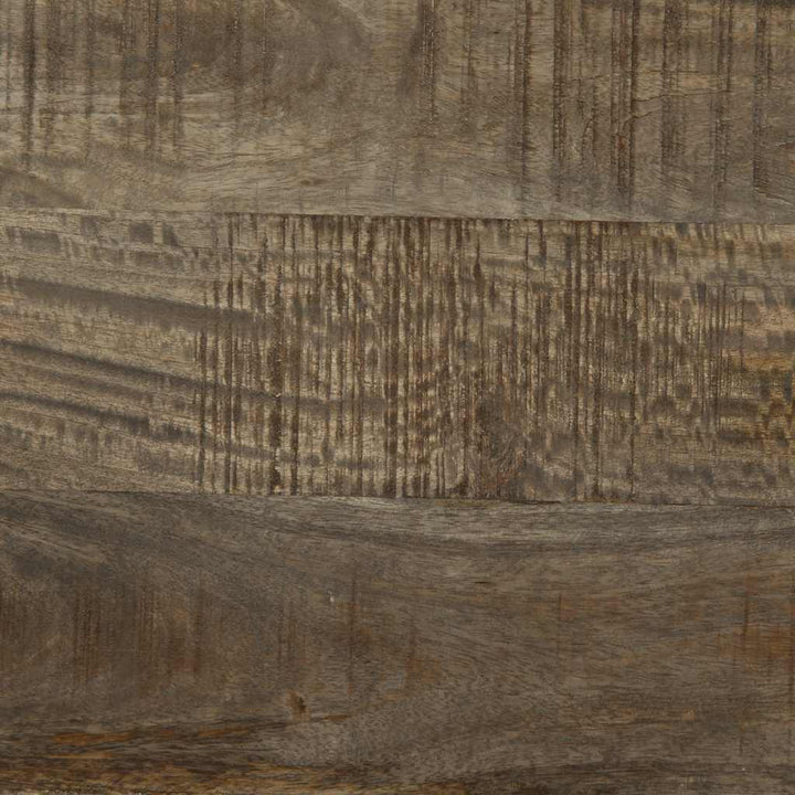 tv-bord 105x33,5x46 cm massivt mangotræ lysegrå