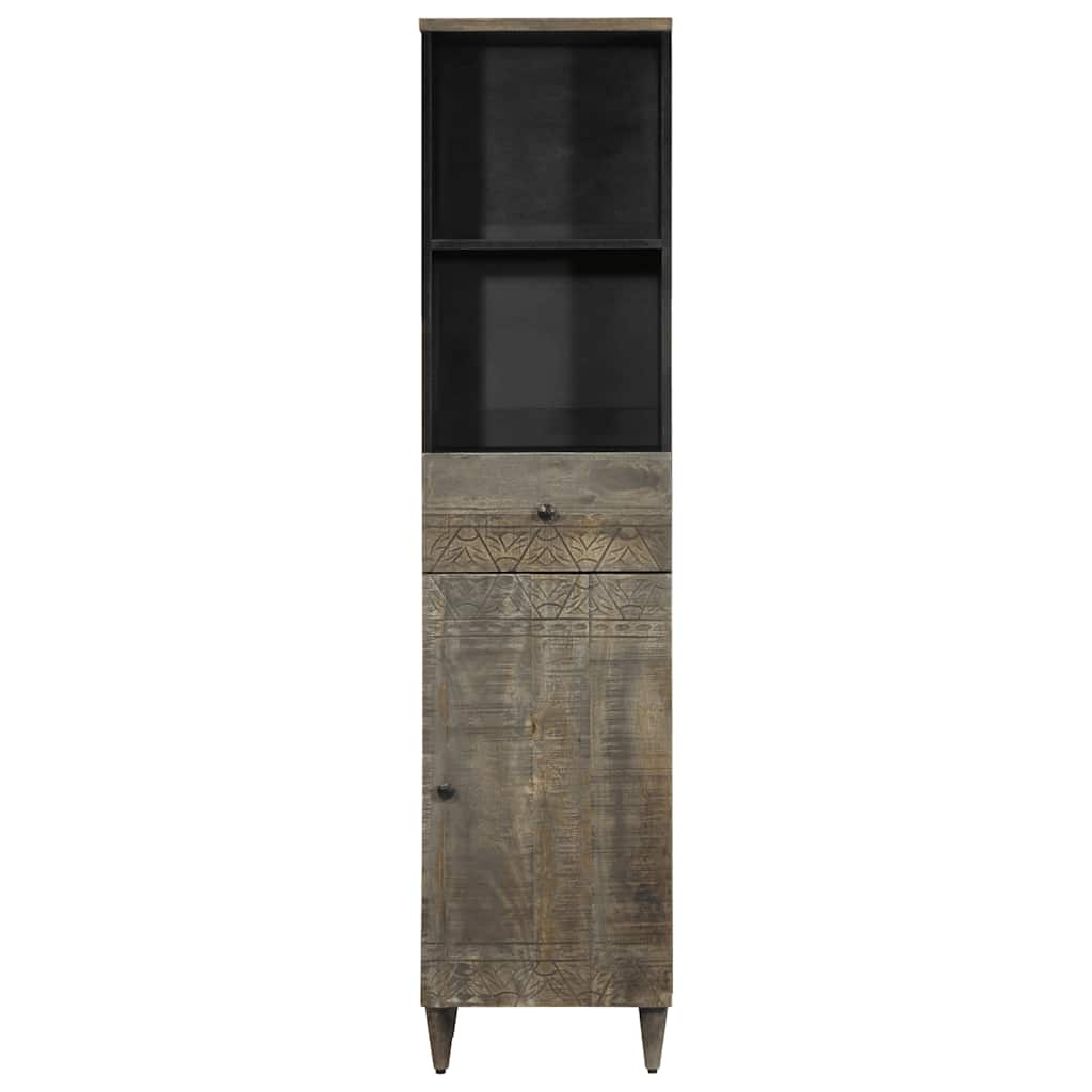 badeværelsesskab 38x33x160 cm massivt mangotræ