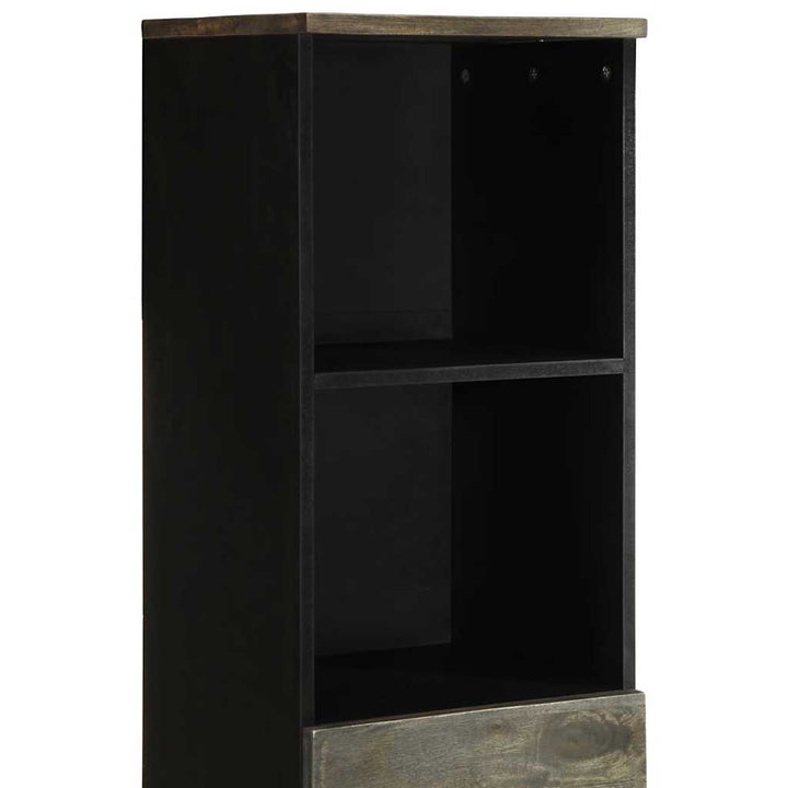 badeværelsesskab 38x33x160 cm massivt mangotræ