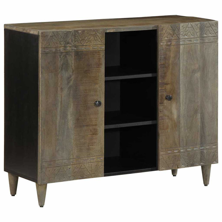 skænk 90x33x75 cm massivt mangotræ