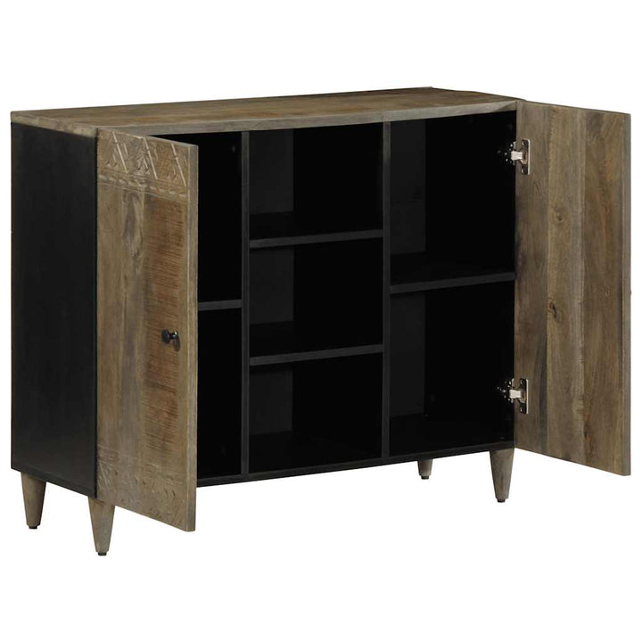skænk 90x33x75 cm massivt mangotræ