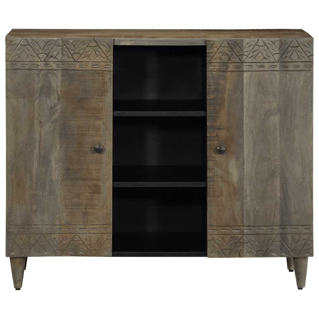 skænk 90x33x75 cm massivt mangotræ