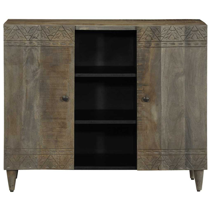 skænk 90x33x75 cm massivt mangotræ