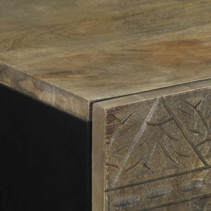 skænk 90x33x75 cm massivt mangotræ