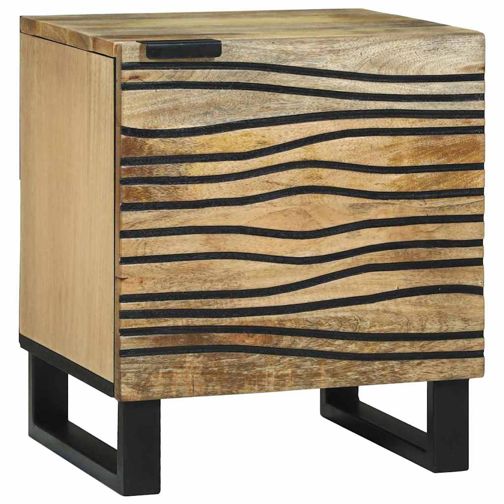 Natskab 2 pcs Brun 40 x 33 x 46 cm Massivt mangotræ