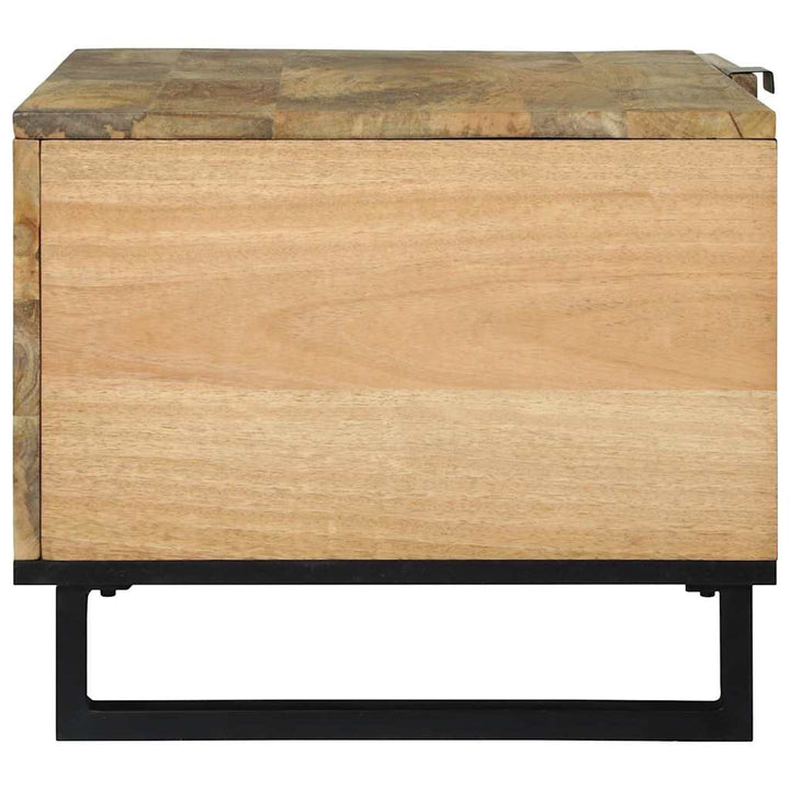 Sofabord Brun og sort 80 x 50 x 40 cm