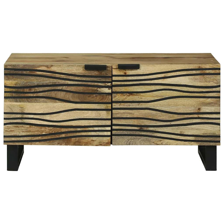 Sofabord Brun og sort 80 x 50 x 40 cm