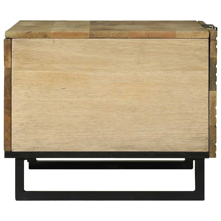 Sofabord Brun og sort 80 x 50 x 40 cm
