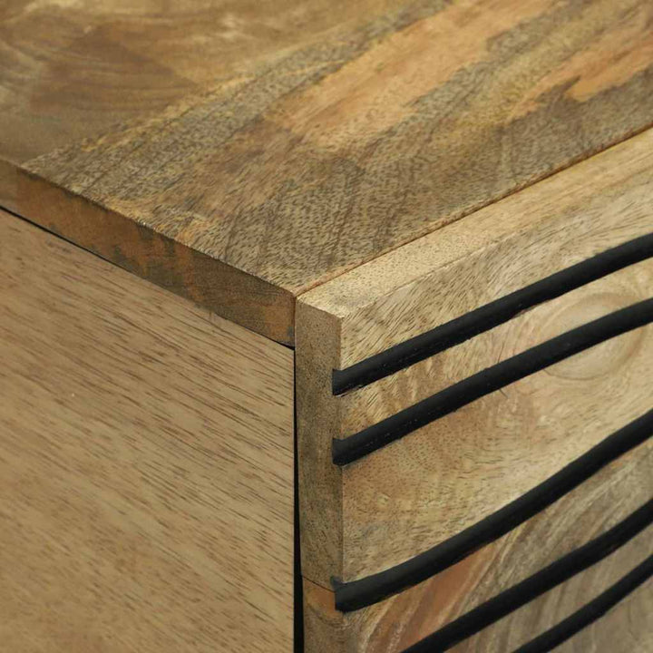 Sofabord Brun og sort 100 x 54 x 40 cm