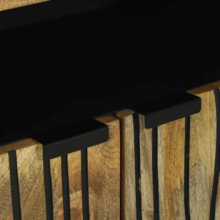 Sideboard Brun 60 x 33 x 75 cm Massivt mangotræ