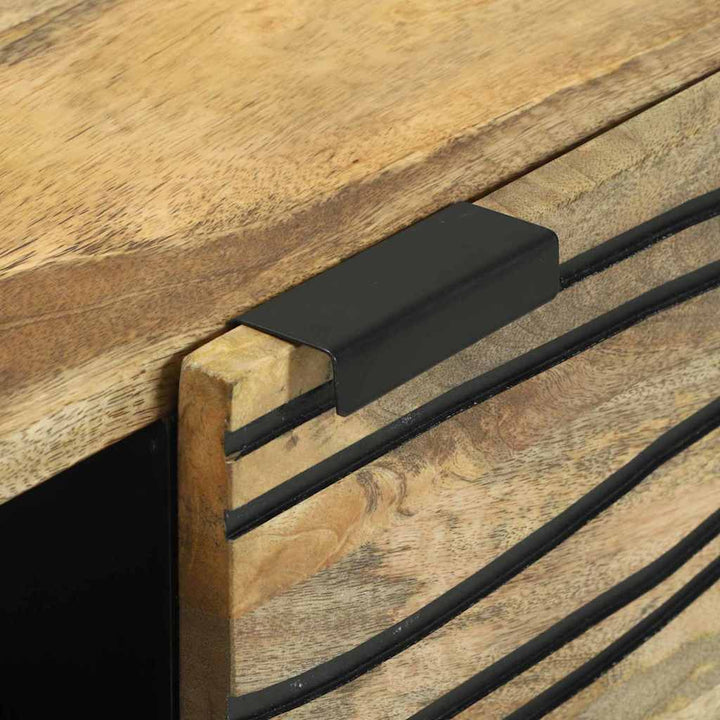 Sideboard Brun 80 x 33 x 75 cm Massivt mangotræ