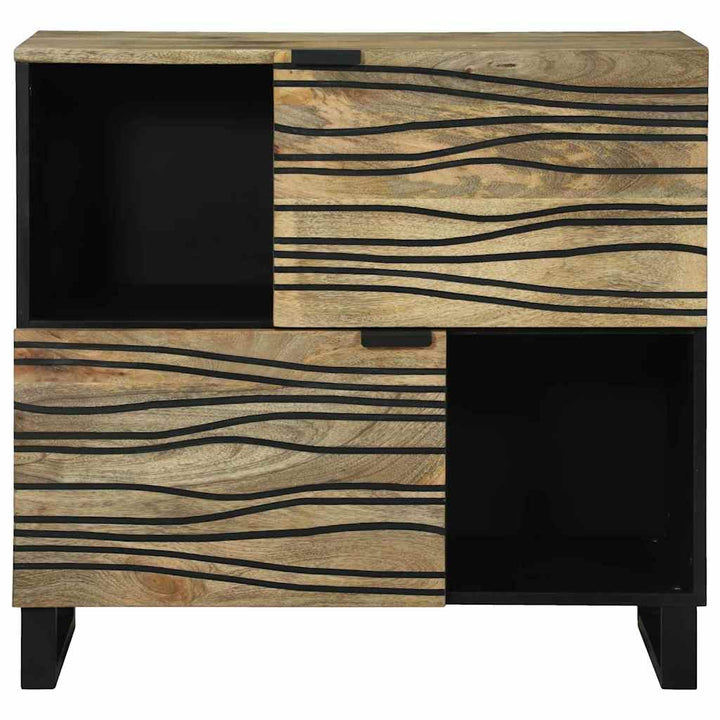 Sideboard Brun 80 x 33 x 75 cm Massivt mangotræ