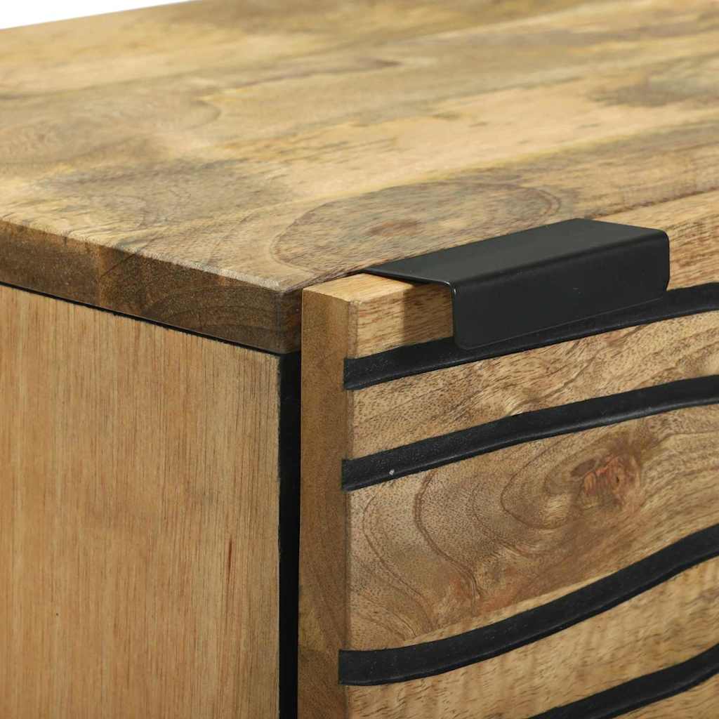 Highboard Brun 40 x 33 x 110 cm Massivt mangotræ