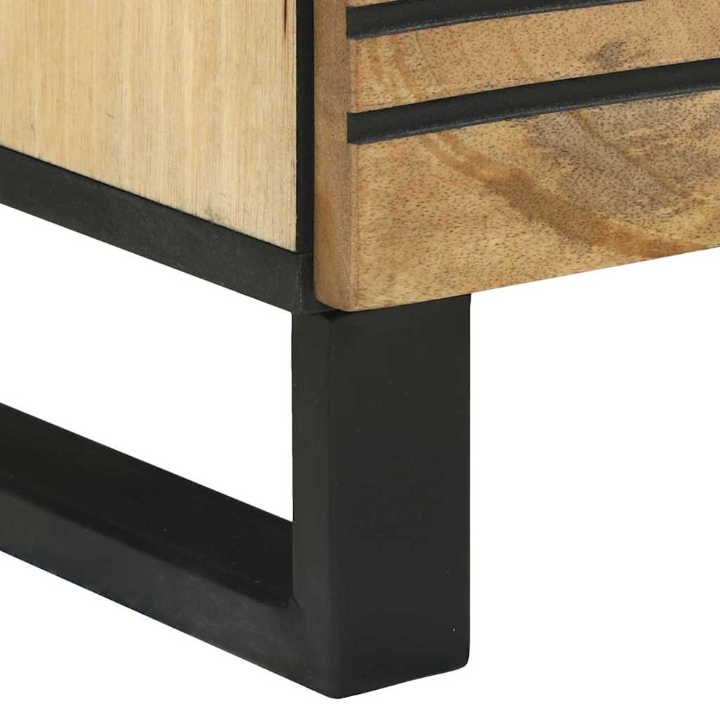 Highboard Brun 40 x 33 x 110 cm Massivt mangotræ