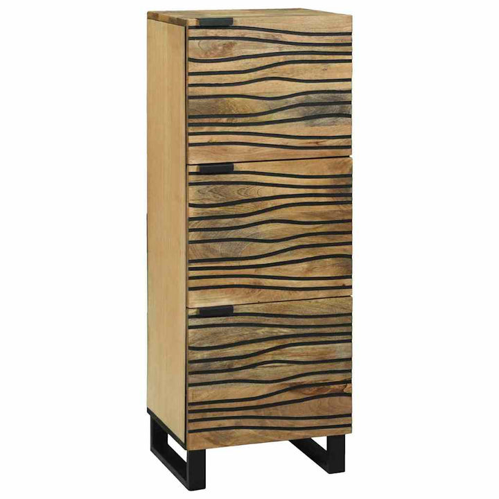 Highboard Brun 40 x 33 x 110 cm Massivt mangotræ