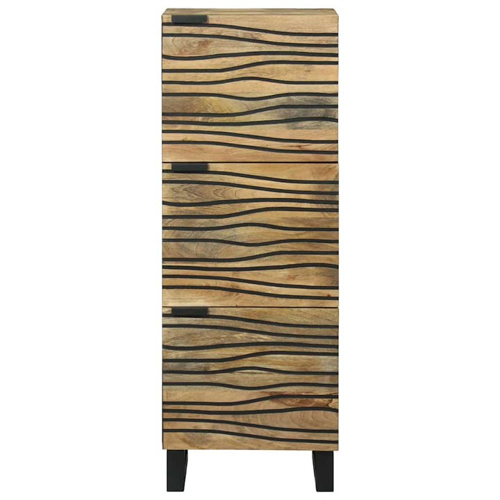 Highboard Brun 40 x 33 x 110 cm Massivt mangotræ