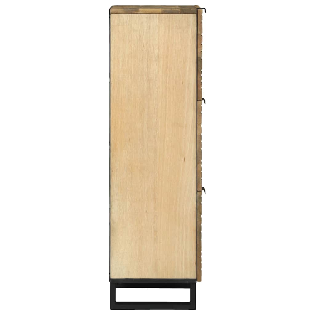 Highboard Brun 40 x 33 x 110 cm Massivt mangotræ