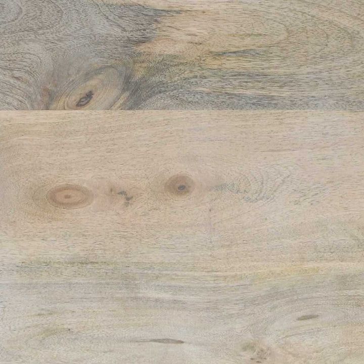 Sideboard Hvid 60 x 33.5 x 75 cm Massivt mangotræ