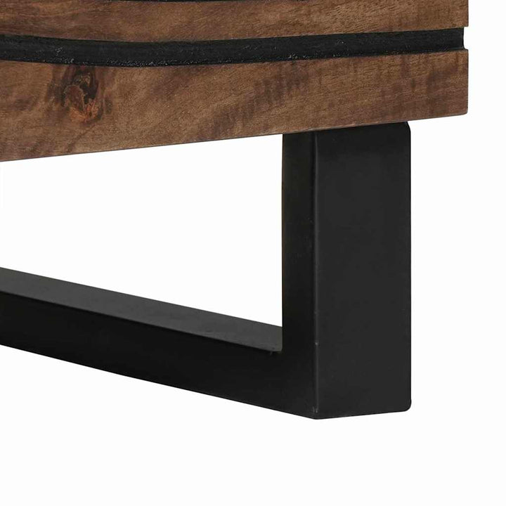 Natskab 2 pcs Valnød 40 x 33 x 46 cm Massivt mangotræ