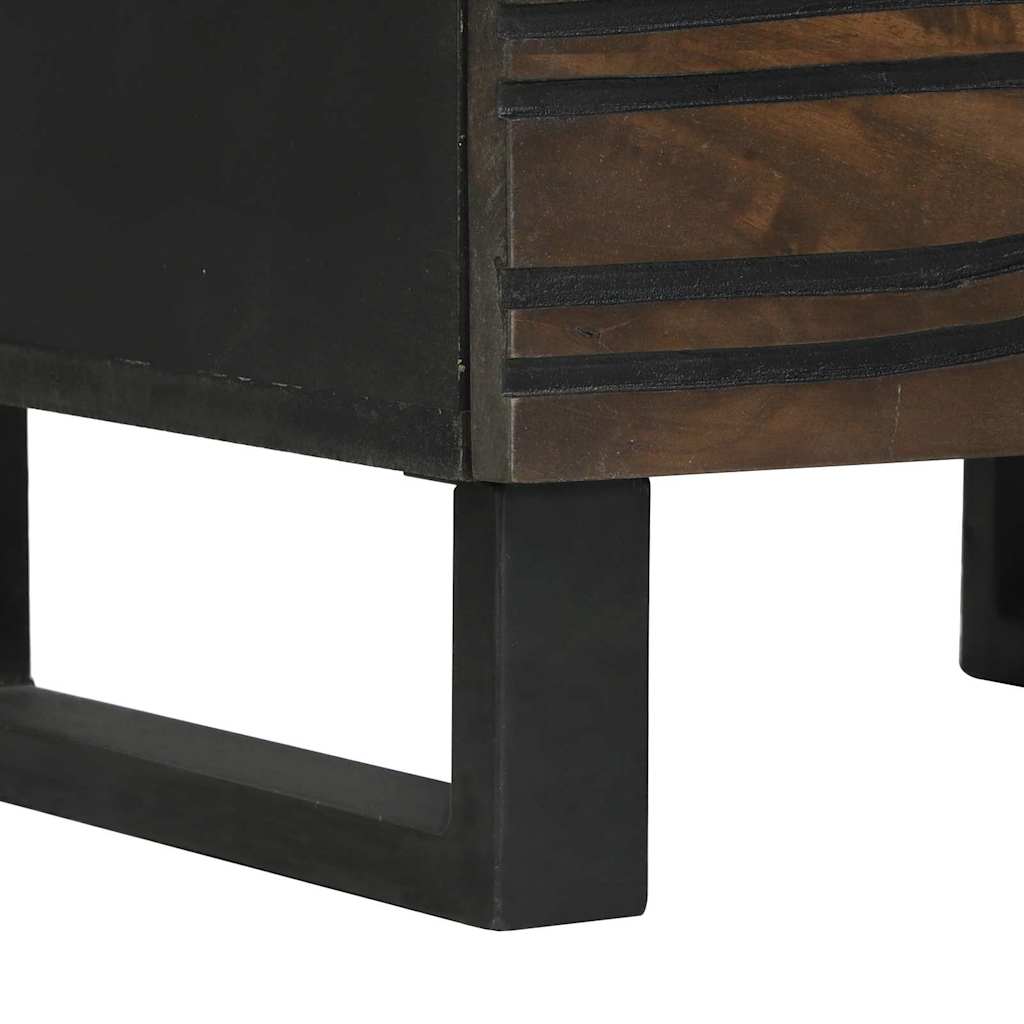 Natskab 2 pcs Valnød 40 x 33 x 46 cm Massivt mangotræ