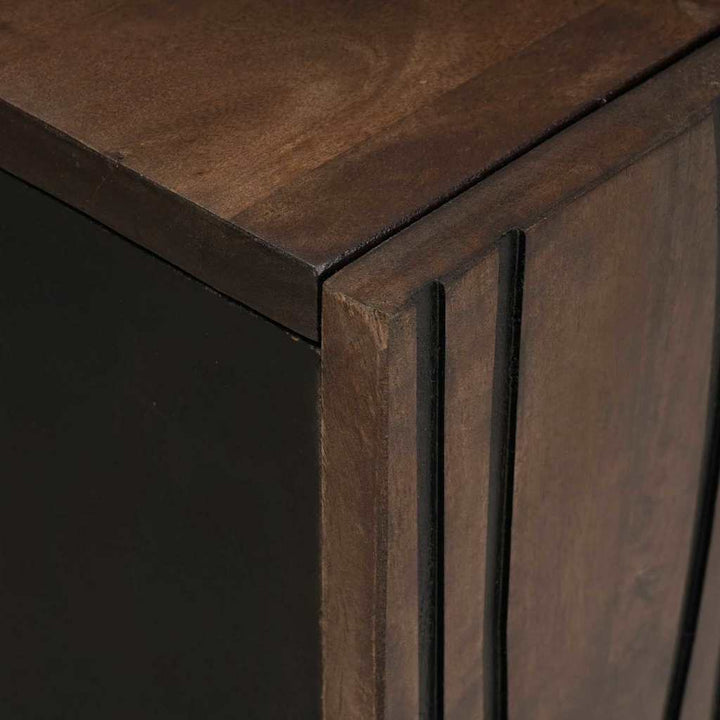 Sideboard Brun 60 x 33.5 x 75 cm Massivt mangotræ