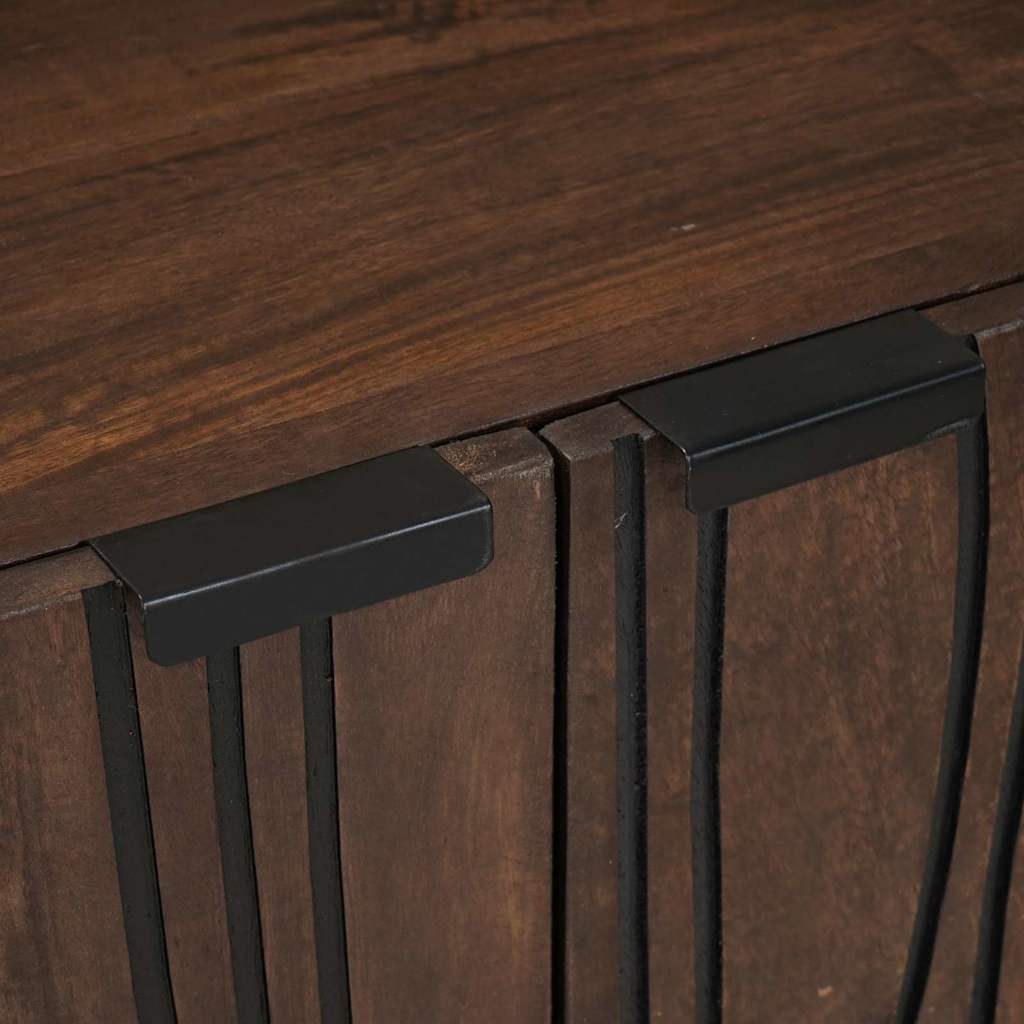 Sideboard Brun 60 x 33.5 x 75 cm Massivt mangotræ