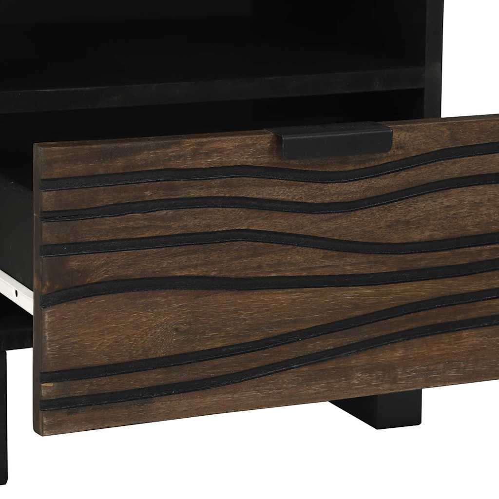 Natskab 2 pcs Valnød 40 x 33 x 46 cm Massivt mangotræ