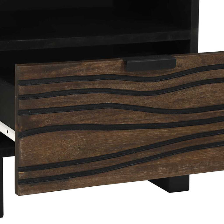 Natskab 2 pcs Valnød 40 x 33 x 46 cm Massivt mangotræ