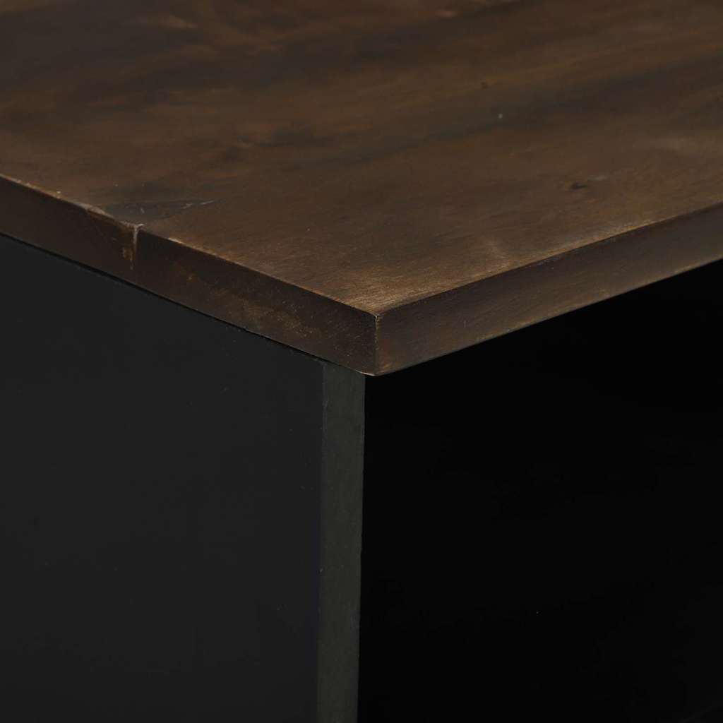 Natskab 2 pcs Valnød 40 x 33 x 46 cm Massivt mangotræ