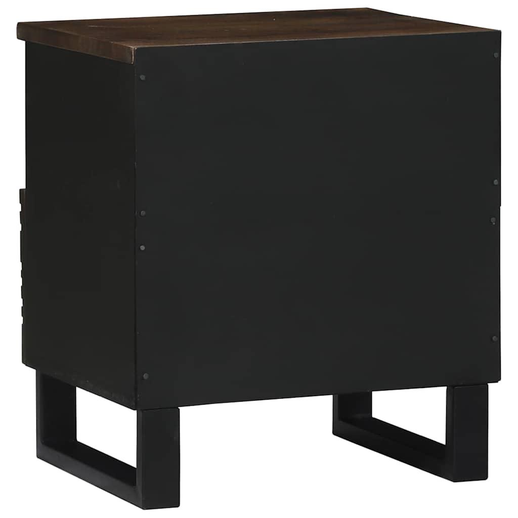 Natskab 2 pcs Valnød 40 x 33 x 46 cm Massivt mangotræ