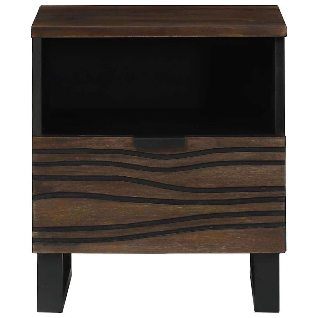 Natskab 2 pcs Valnød 40 x 33 x 46 cm Massivt mangotræ
