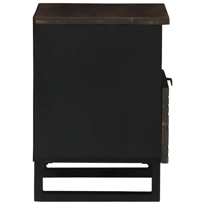 Natskab 2 pcs Valnød 40 x 33 x 46 cm Massivt mangotræ