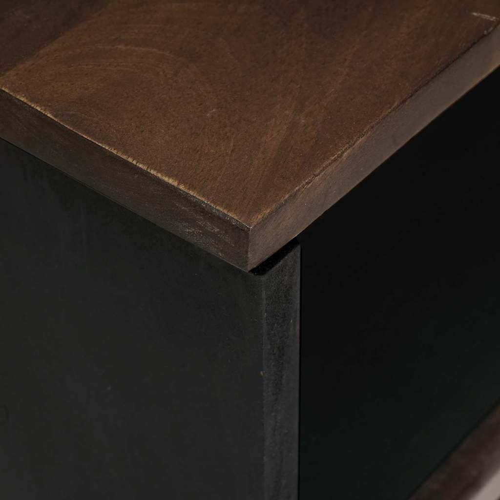 Natskab med skuffe Valnød 50 x 33 x 60 cm Massivt mangotræ
