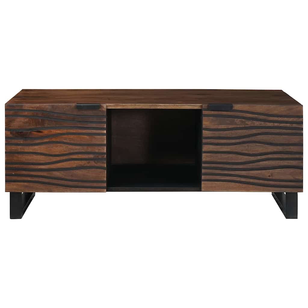Sofabord Brun og sort 100 x 54 x 40 cm
