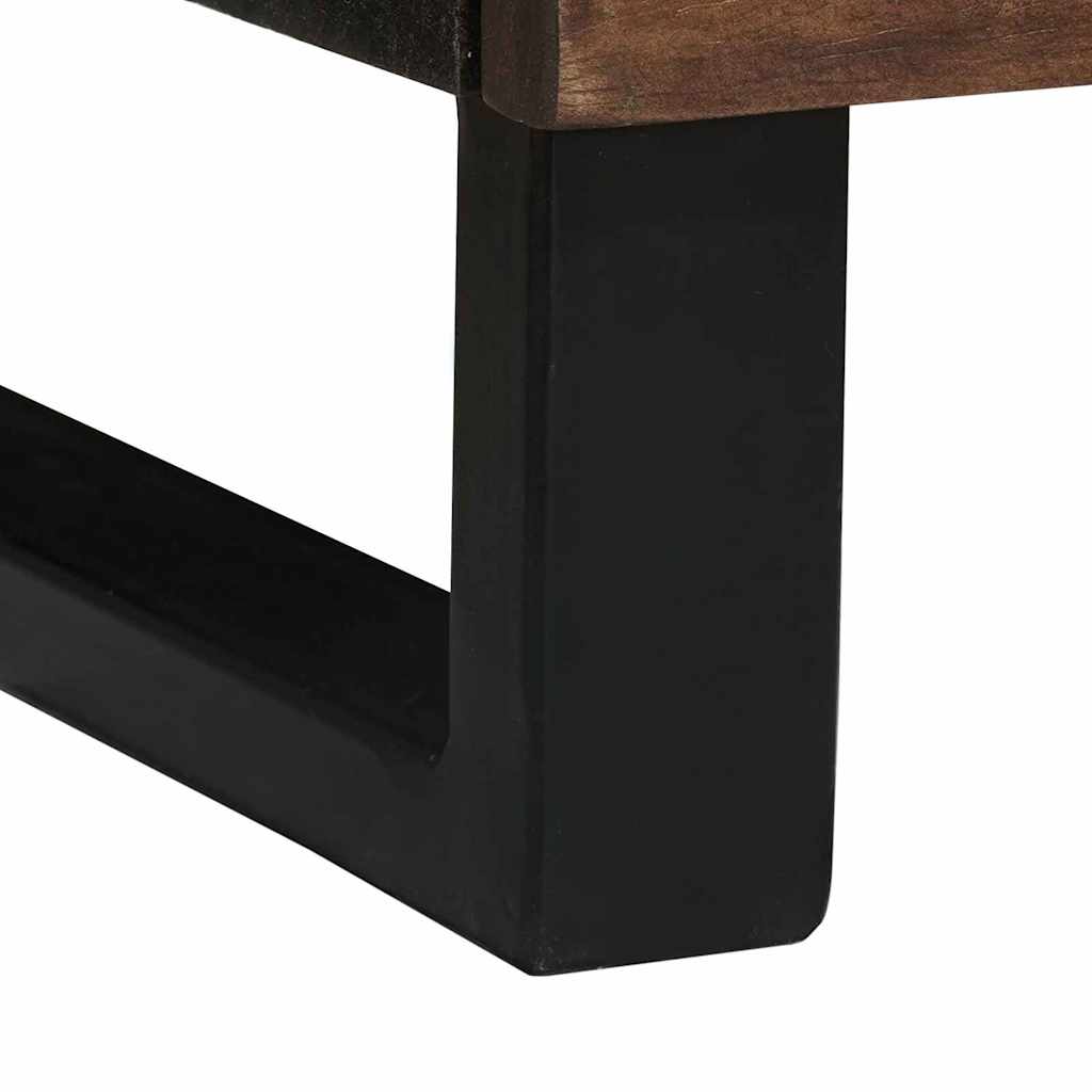 Sideboard med skuffe Brun 40 x 33 x 75 cm Massivt mangotræ