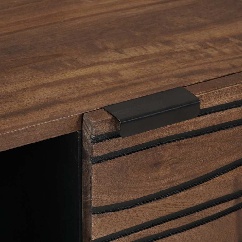 Sideboard Brun 80 x 33 x 75 cm Massivt mangotræ