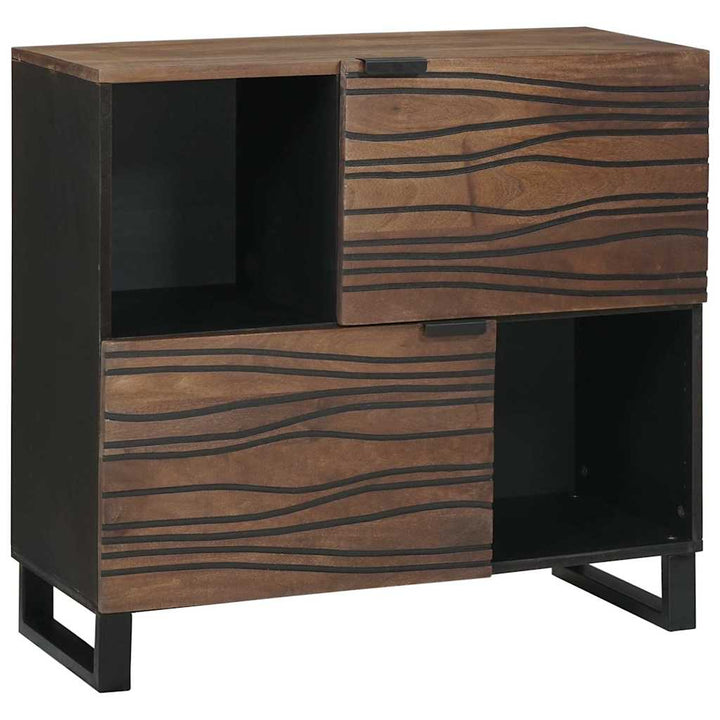 Sideboard Brun 80 x 33 x 75 cm Massivt mangotræ