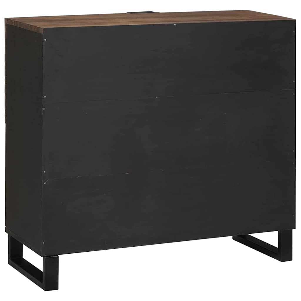 Sideboard Brun 80 x 33 x 75 cm Massivt mangotræ