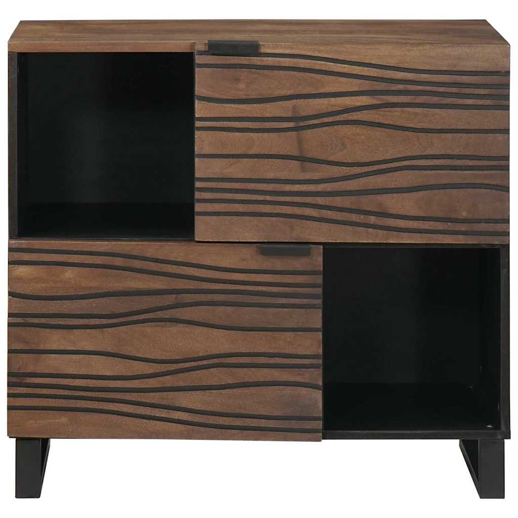 Sideboard Brun 80 x 33 x 75 cm Massivt mangotræ