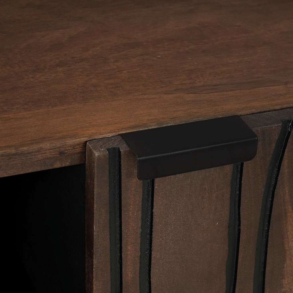 Skab Brun 90 x 33 x 75 cm Massivt mangotræ