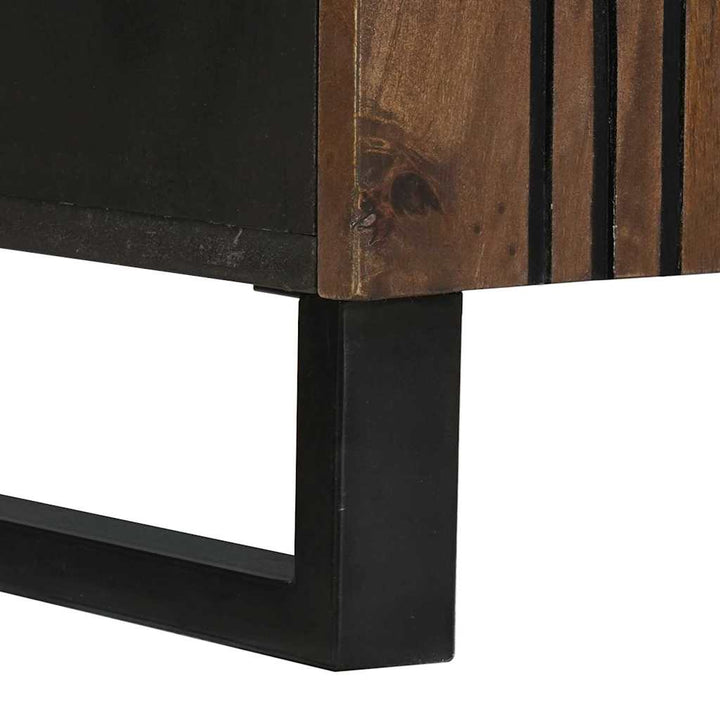 Skab Brun 90 x 33 x 75 cm Massivt mangotræ