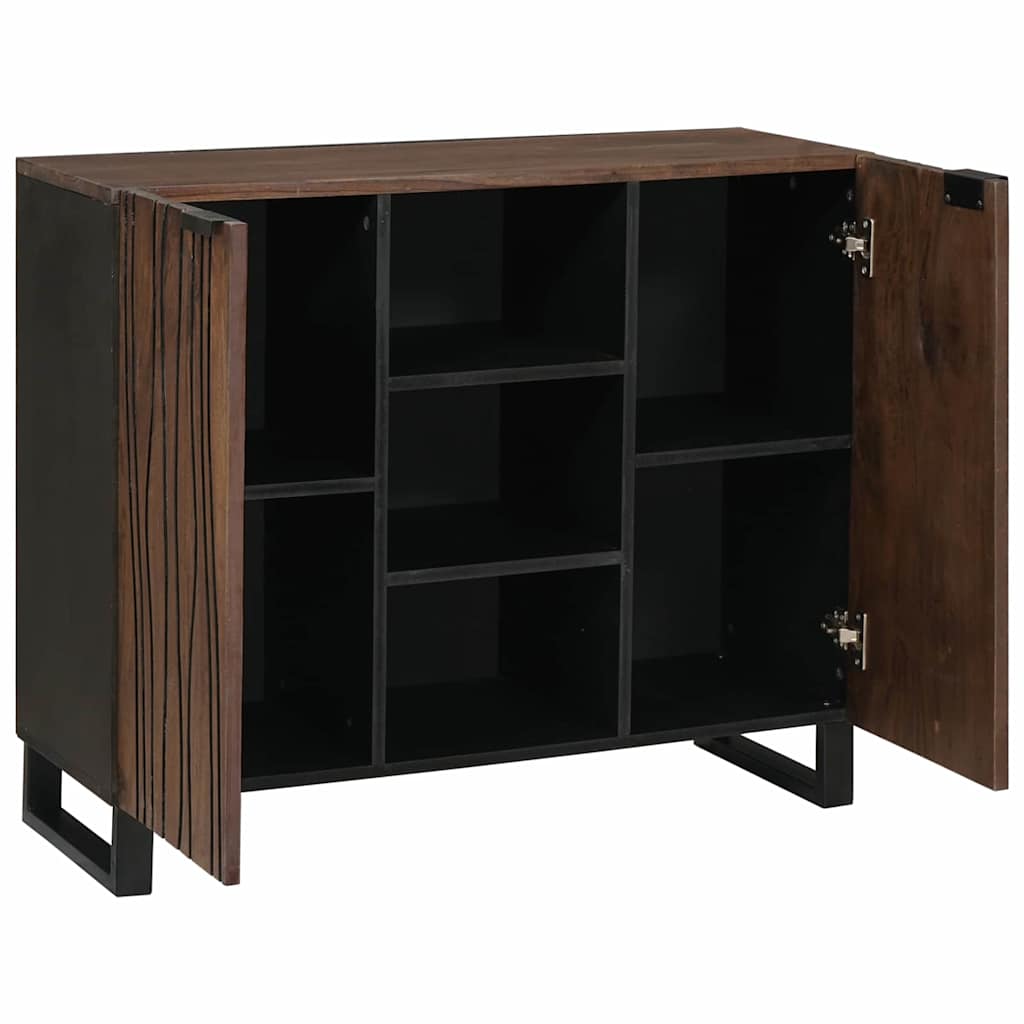 Skab Brun 90 x 33 x 75 cm Massivt mangotræ