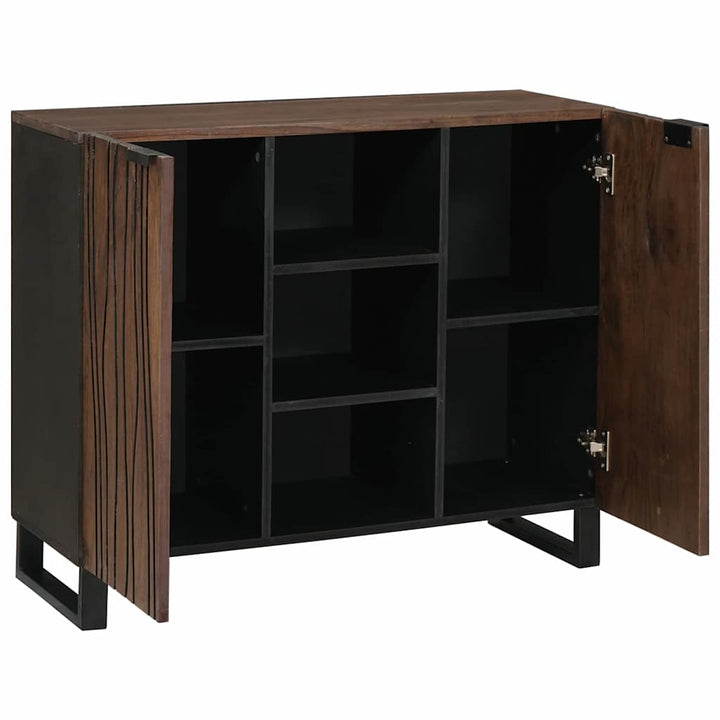 Skab Brun 90 x 33 x 75 cm Massivt mangotræ