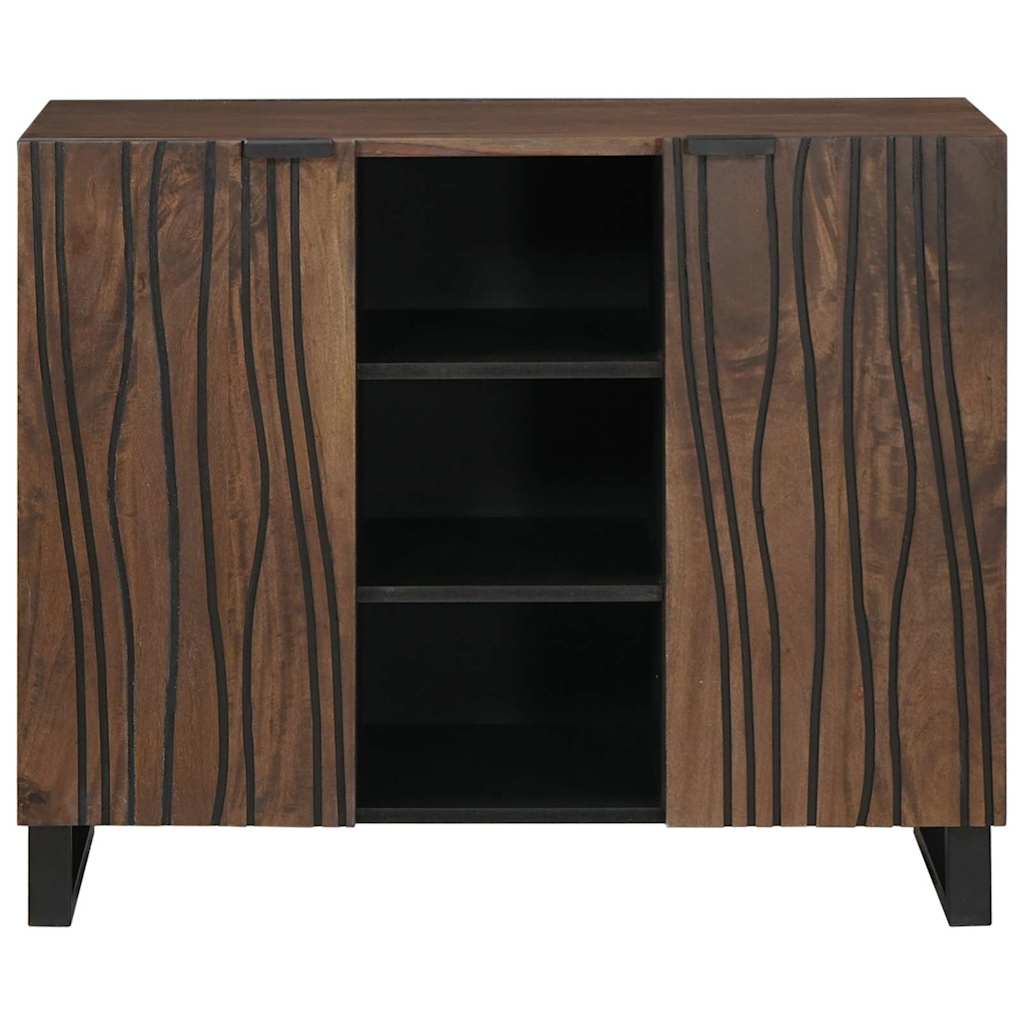 Skab Brun 90 x 33 x 75 cm Massivt mangotræ