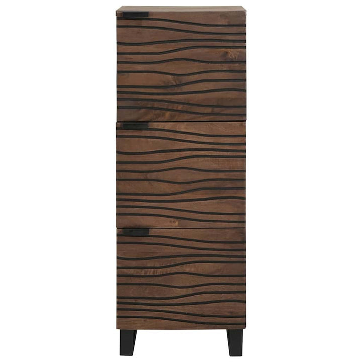 Highboard Brun 40 x 33 x 110 cm Massivt mangotræ