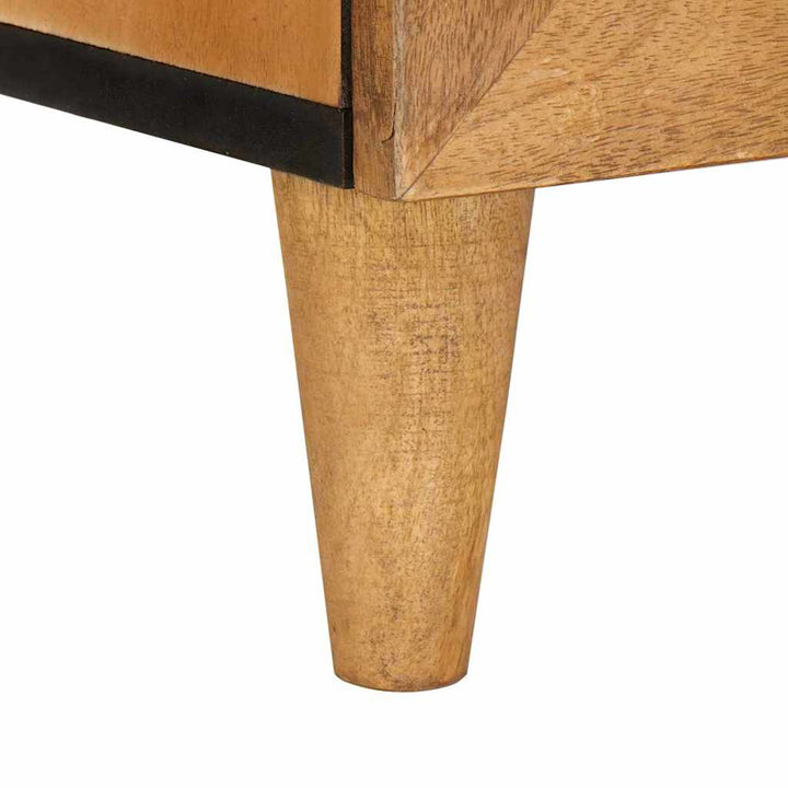 Sengebord 2 pcs Lysebrun 40 x 33 x 46 cm Massivt mangotræ