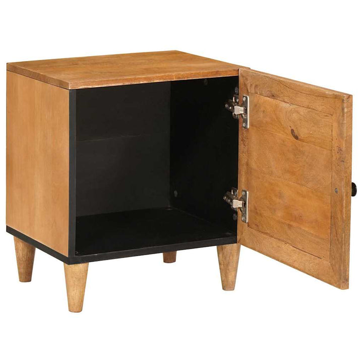 Sengebord 2 pcs Lysebrun 40 x 33 x 46 cm Massivt mangotræ